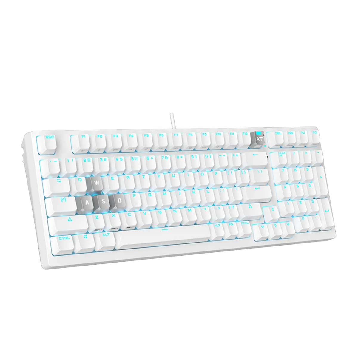 Клавиатура игровая проводная Bloody AT98 Magnesium Gaming / White