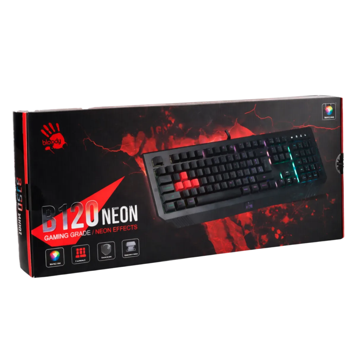 Клавиатура игровая проводная Bloody B120N Gaming / Black