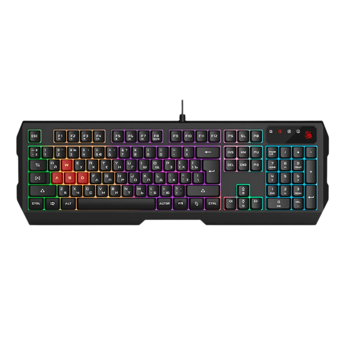 Клавиатура игровая проводная Bloody B135N Gaming / Black