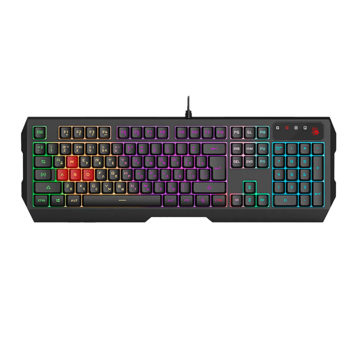 Клавиатура игровая проводная Bloody B140N Gaming / Black