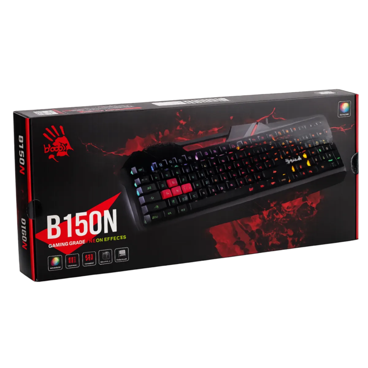 Клавиатура игровая проводная Bloody B150N Gaming / Black