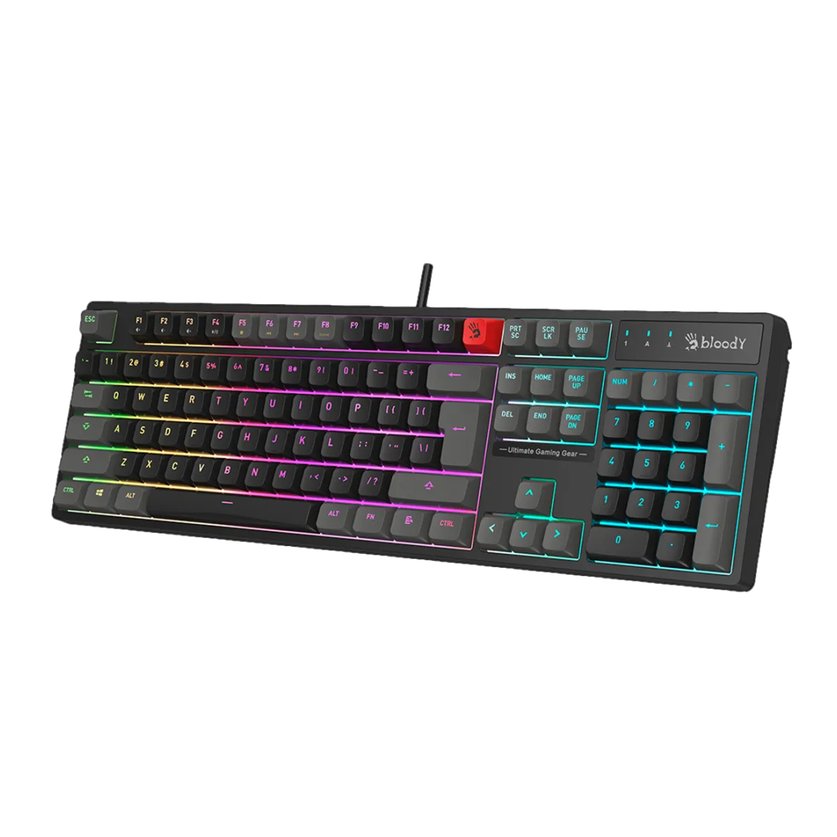Клавиатура игровая проводная Bloody B230N Gaming / Black