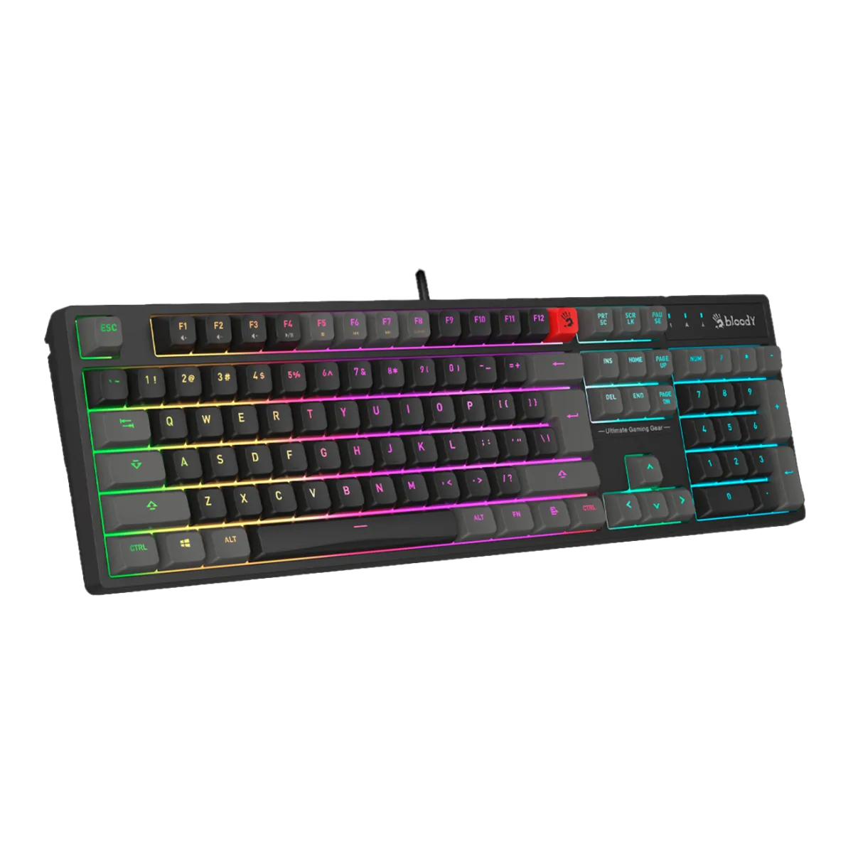 Клавиатура игровая проводная Bloody B230N Gaming / Black