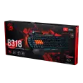 Клавиатура игровая проводная Bloody B318 Gaming / Black