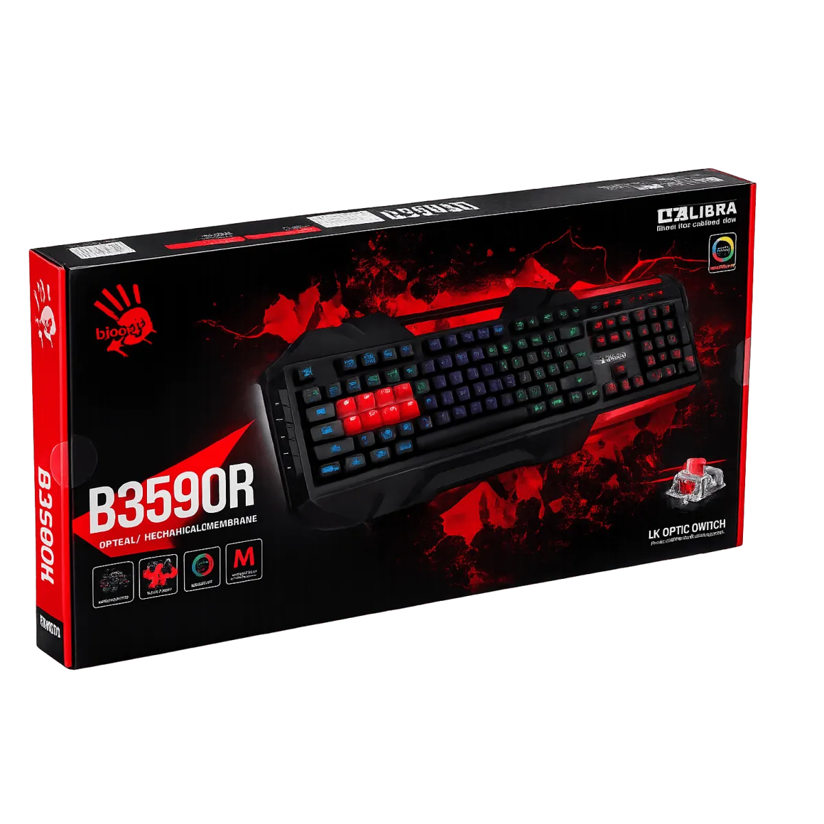 Клавиатура игровая проводная Bloody B3590R Gaming / Black