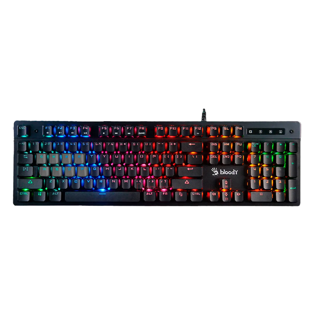 Клавиатура игровая проводная Bloody B500N Gaming / Grey