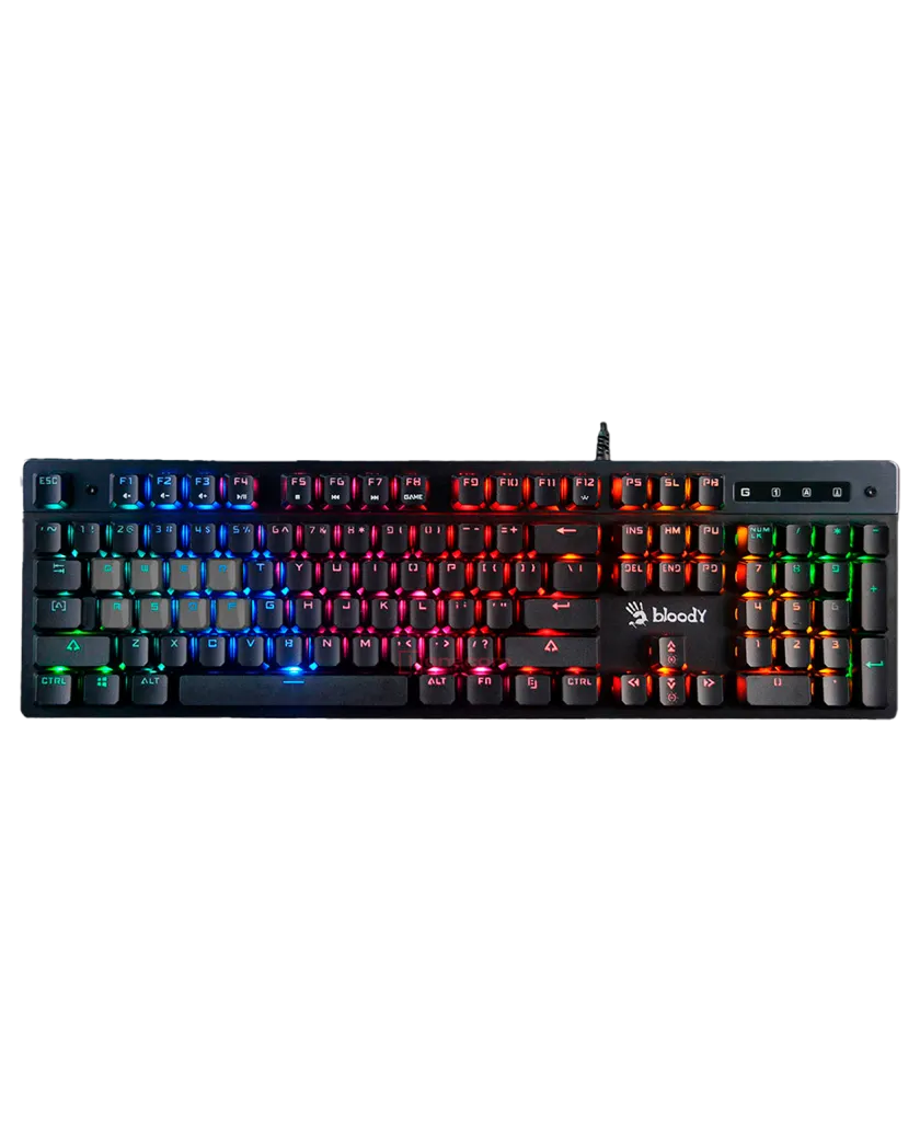 Клавиатура игровая проводная Bloody B500N Gaming / Grey