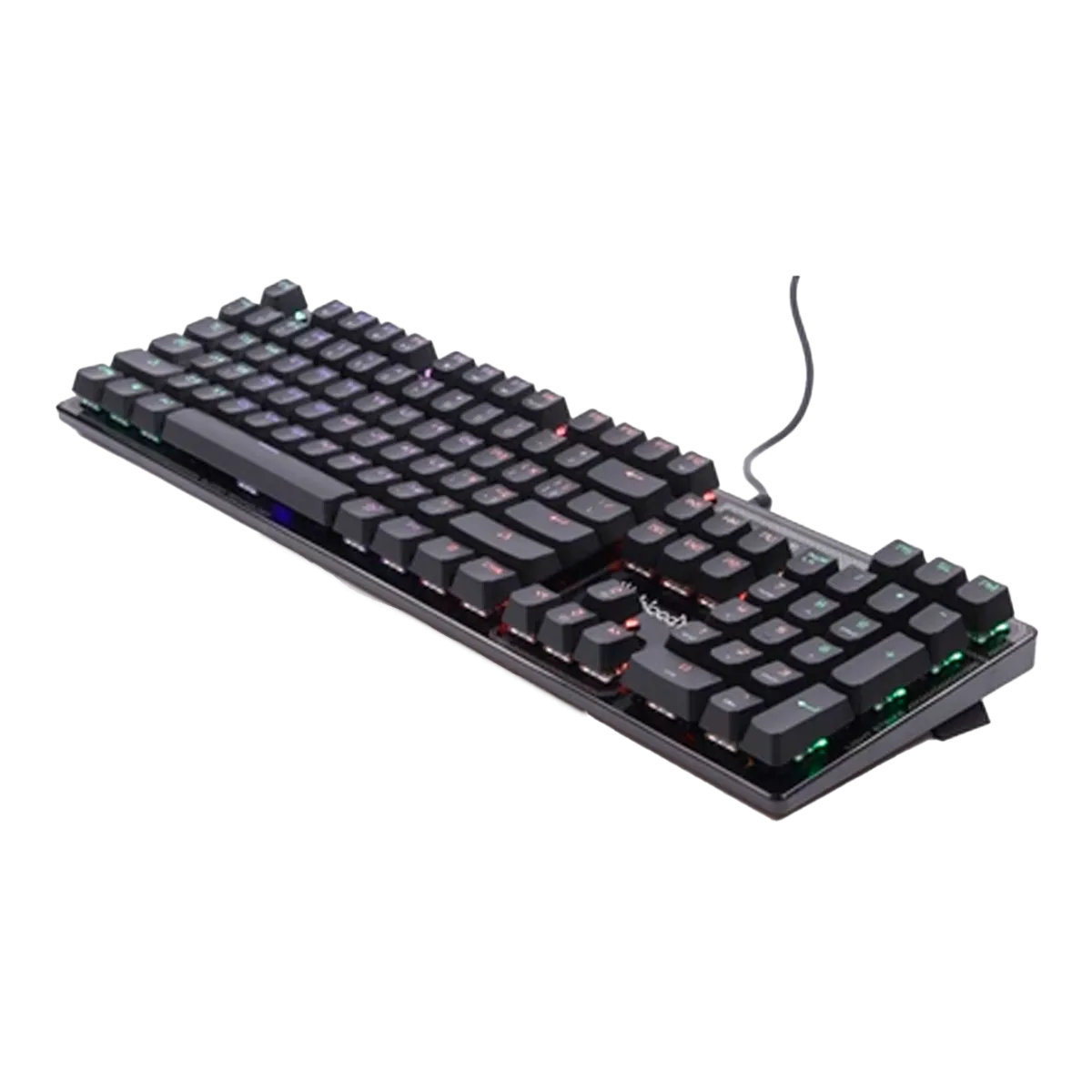 Клавиатура игровая проводная Bloody B750N Gaming / Destiny Green