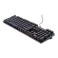 Клавиатура игровая проводная Bloody B750N Gaming / Destiny Green