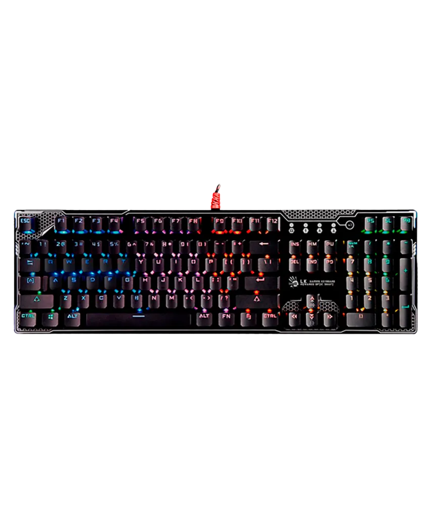 Клавиатура игровая проводная Bloody B810R Battlefie Gaming / Black