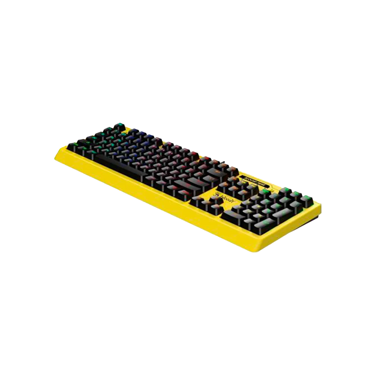 Клавиатура игровая проводная Bloody B810RC Gaming / Punk Yellow