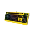 Клавиатура игровая проводная Bloody B810RC Gaming / Punk Yellow