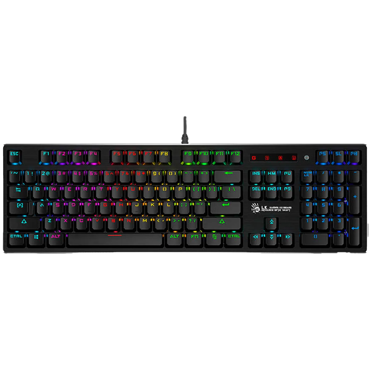 Клавиатура игровая проводная Bloody B820R Red Switch Gaming / Black
