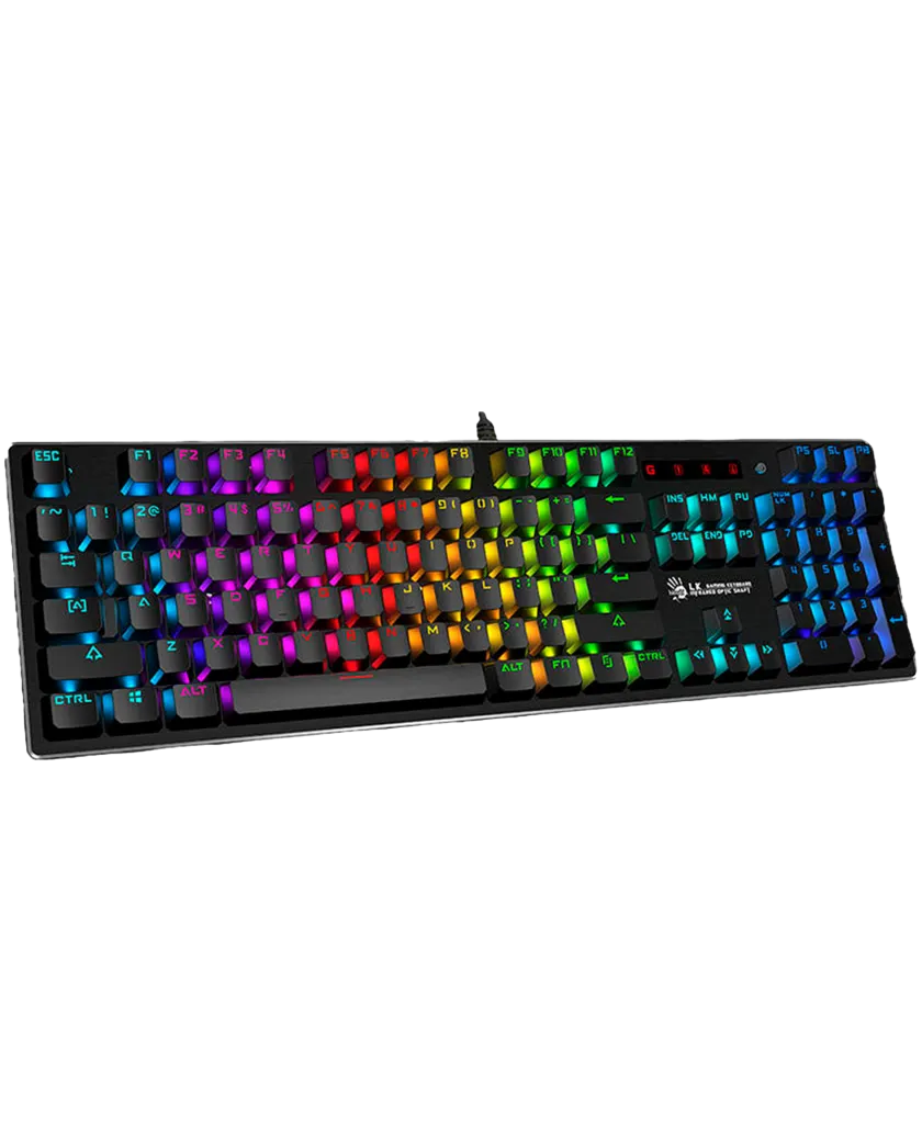 Клавиатура игровая проводная Bloody B820R Red Switch Gaming / Black