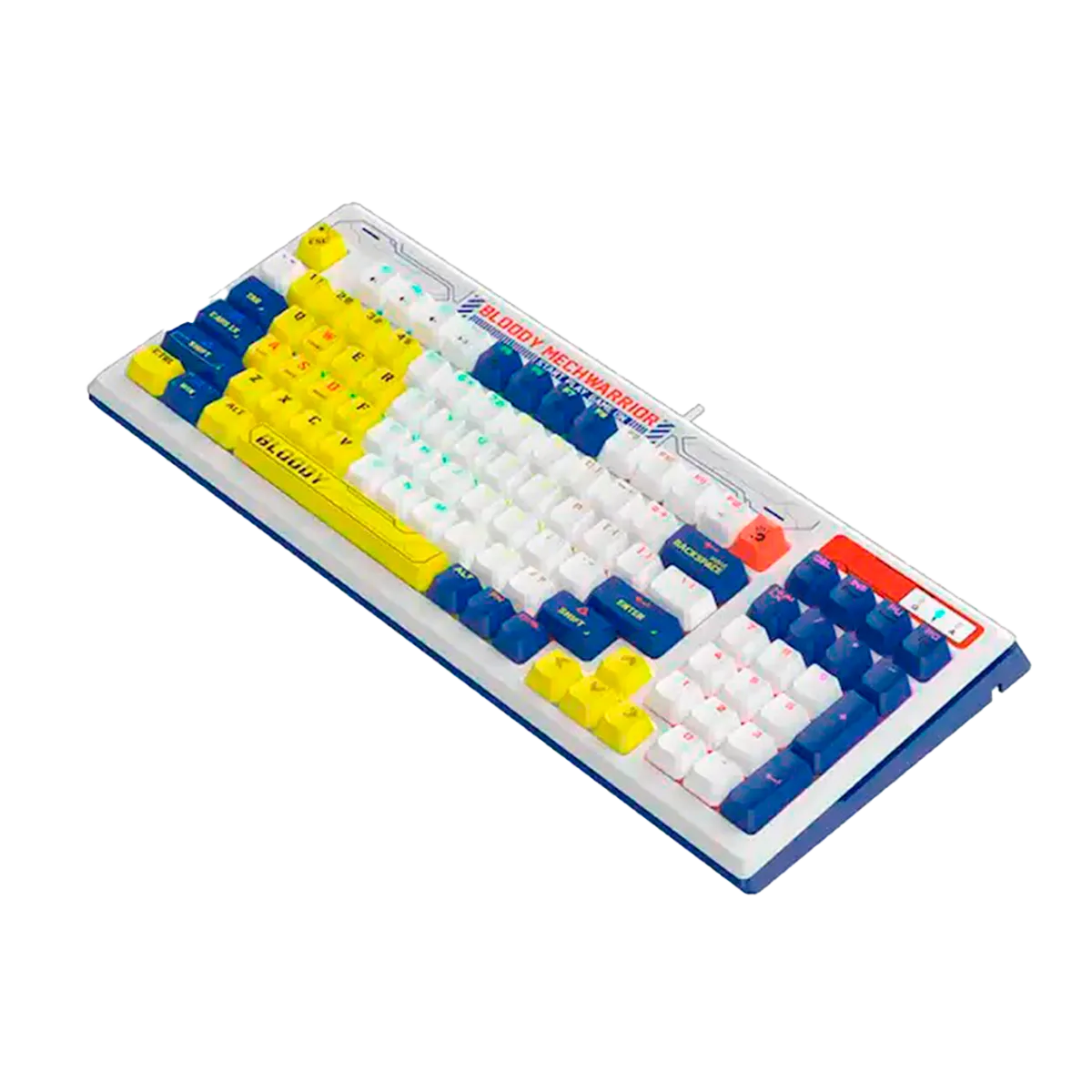 Клавиатура игровая проводная Bloody B950 Gaming / Warrior Blue