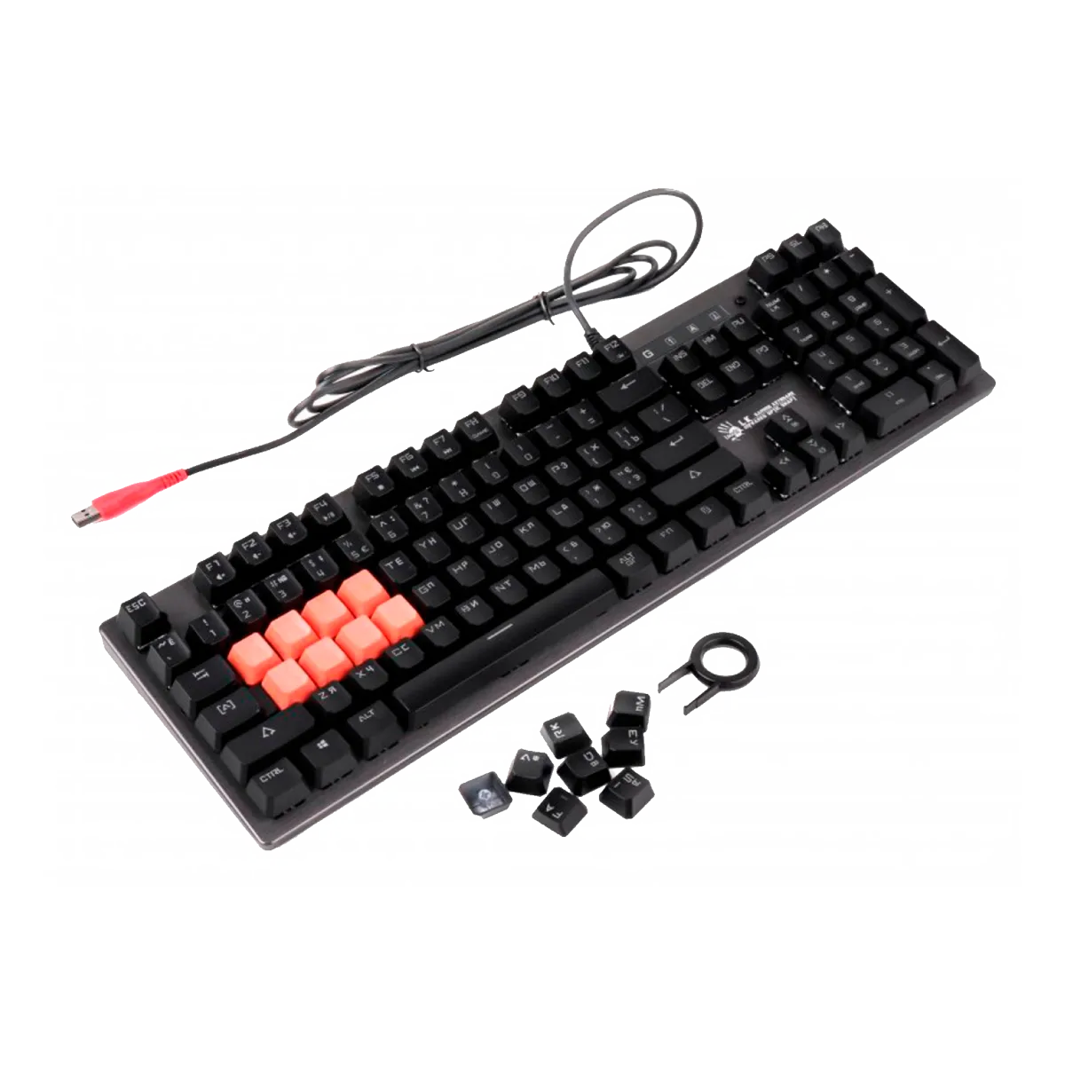 Клавиатура игровая проводная Bloody B760 Gaming / Grey