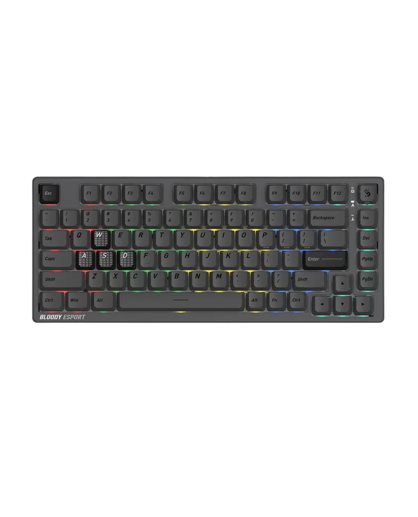Клавиатура игровая проводная Bloody MS76 / Iron Grey