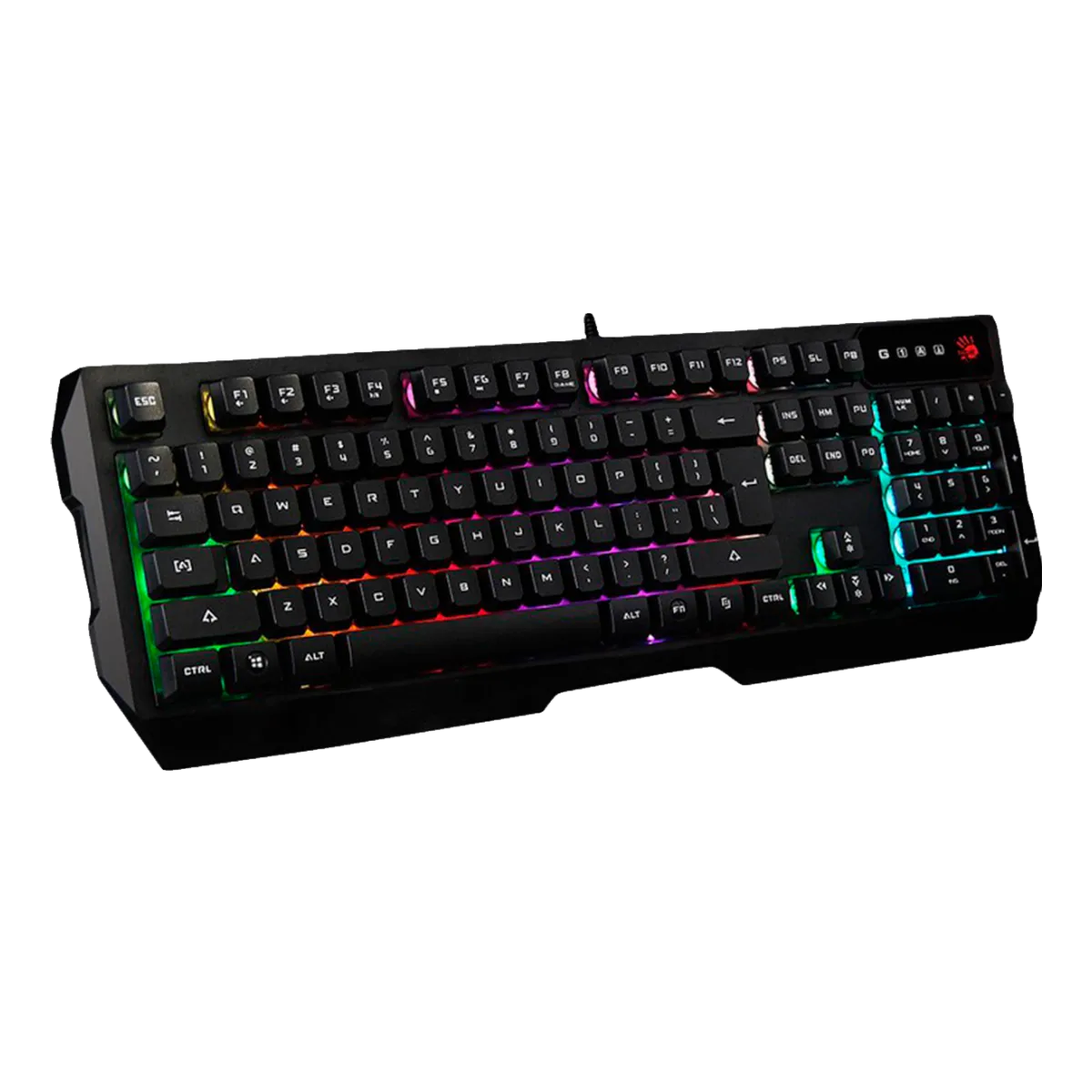 Клавиатура игровая проводная Bloody Q135 RGB / Black