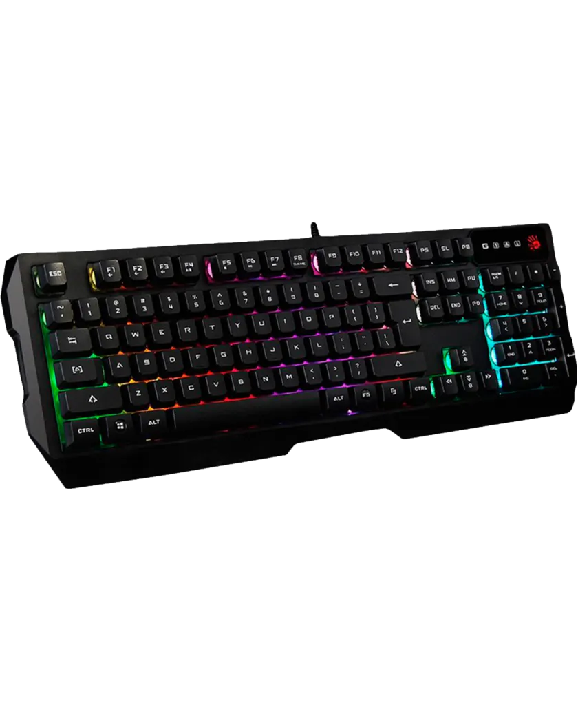 Клавиатура игровая проводная Bloody Q135 RGB / Black