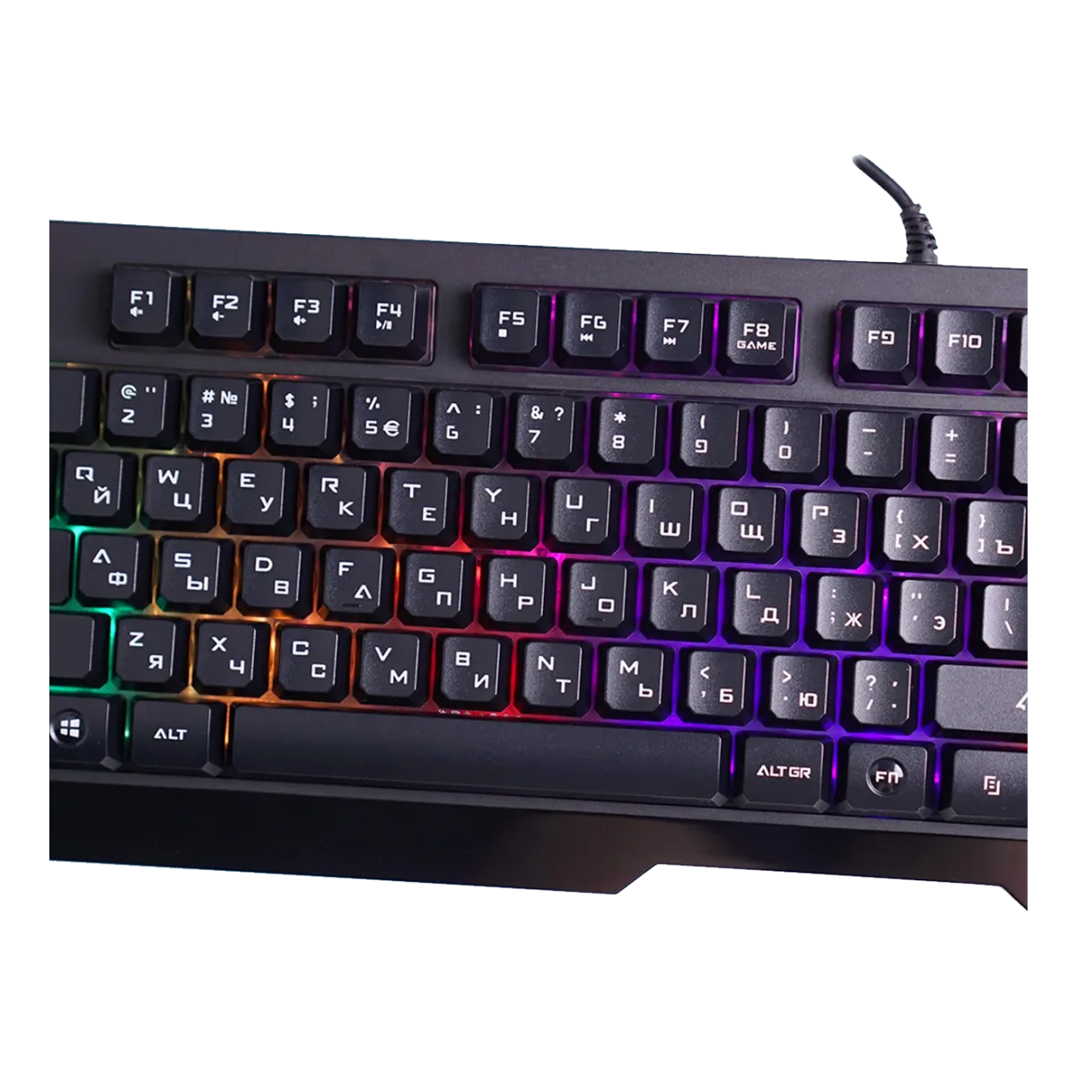 Клавиатура игровая проводная Bloody Q135 RGB / Black