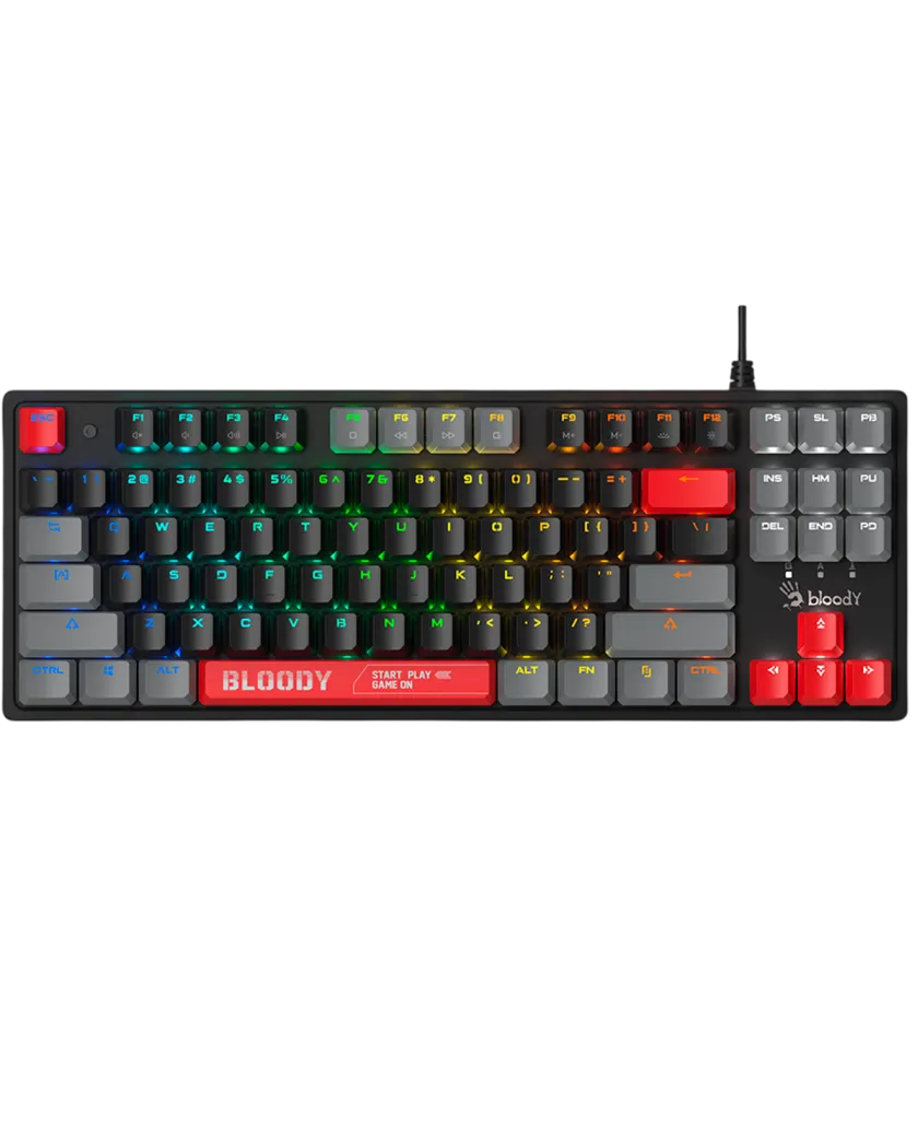 Клавиатура игровая проводная Bloody S310N RGB Gaming / ENERGY RED