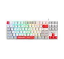 Клавиатура игровая проводная Bloody S310N RGB Gaming / Energy White