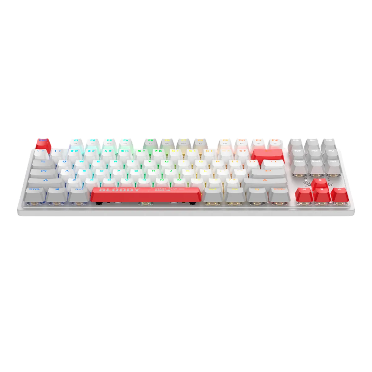 Клавиатура игровая проводная Bloody S310N RGB Gaming / Energy White