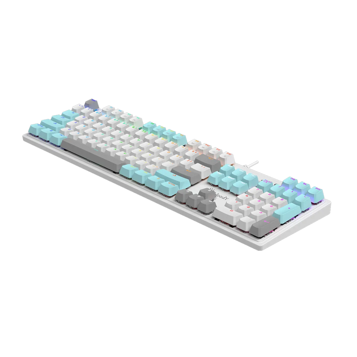 Клавиатура игровая проводная Bloody S510R RGB Gaming / Icy White