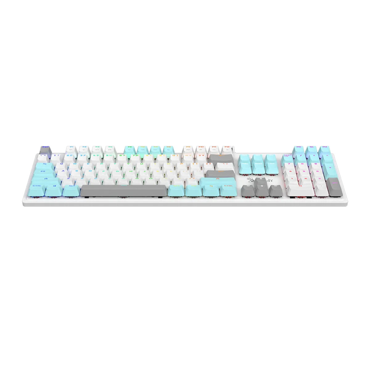Клавиатура игровая проводная Bloody S510R RGB Gaming / Icy White