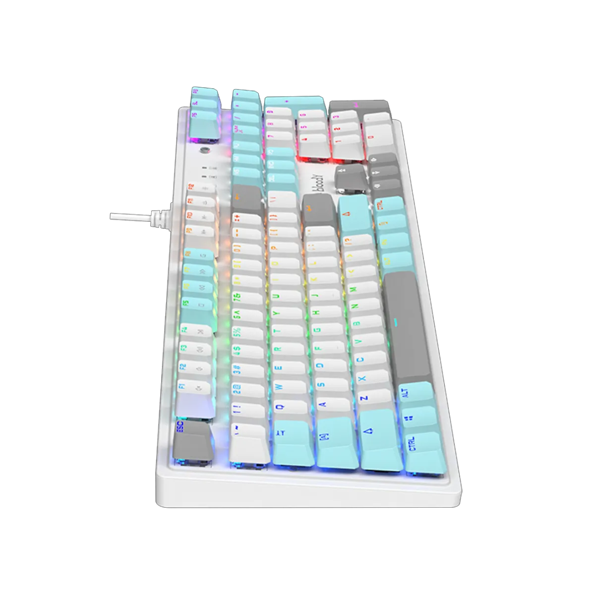Клавиатура игровая проводная Bloody S510R RGB Gaming / Icy White