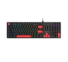 Клавиатура игровая проводная Bloody S520N RGB Gaming / Pudding Black
