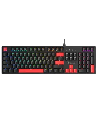 Клавиатура игровая проводная Bloody S520N RGB Gaming / Pudding Black