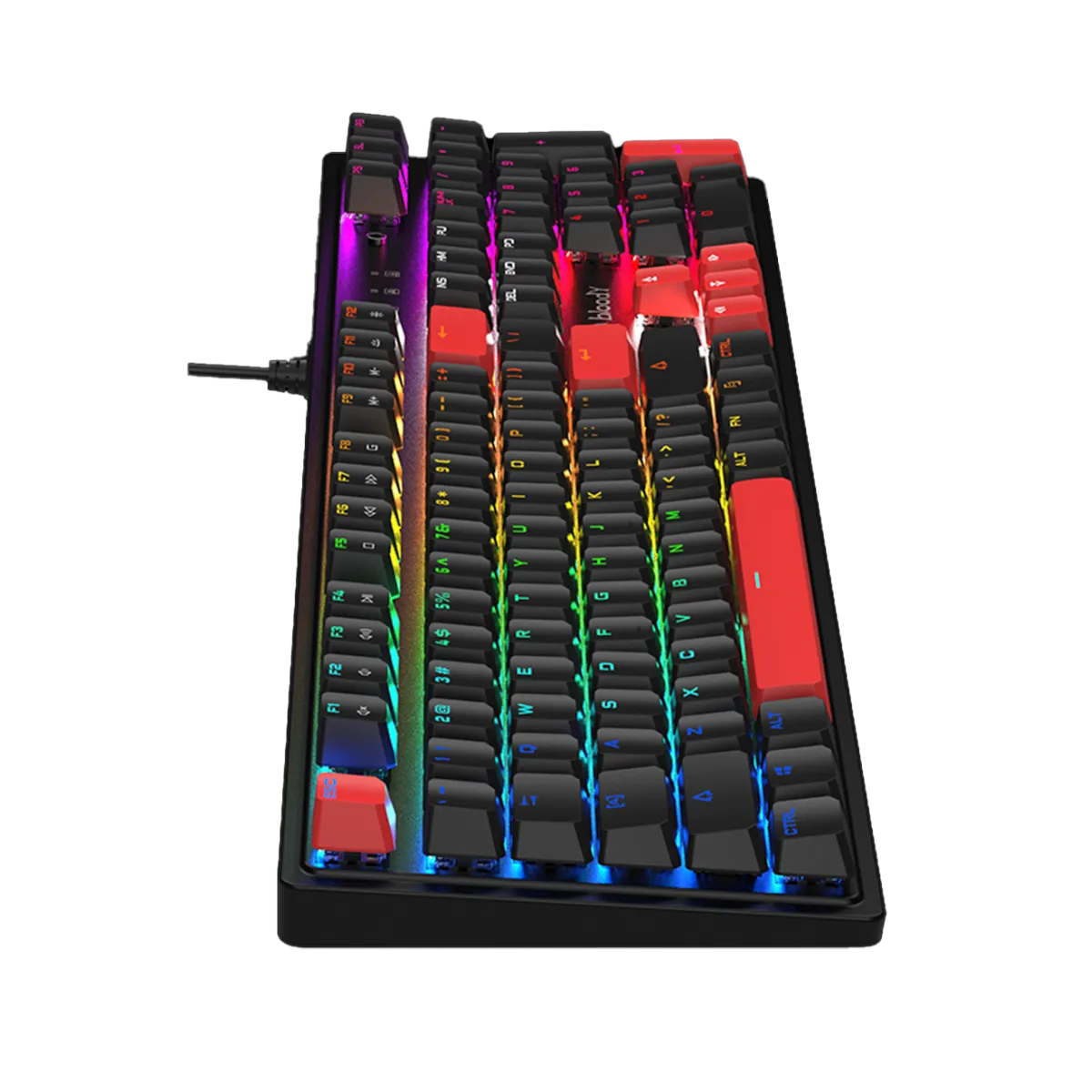 Клавиатура игровая проводная Bloody S520N RGB Gaming / Pudding Black