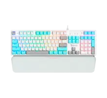 Клавиатура игровая проводная Bloody S525N Gaming / Icy White