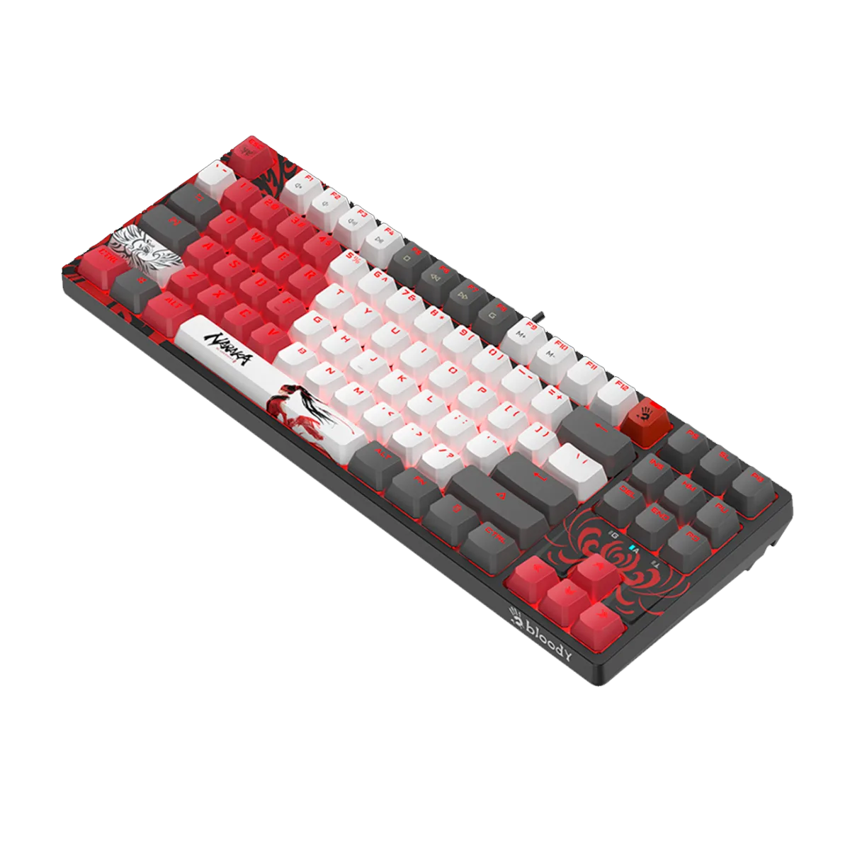 Клавиатура игровая проводная Bloody S87 Naraka RGB Gaming / Color