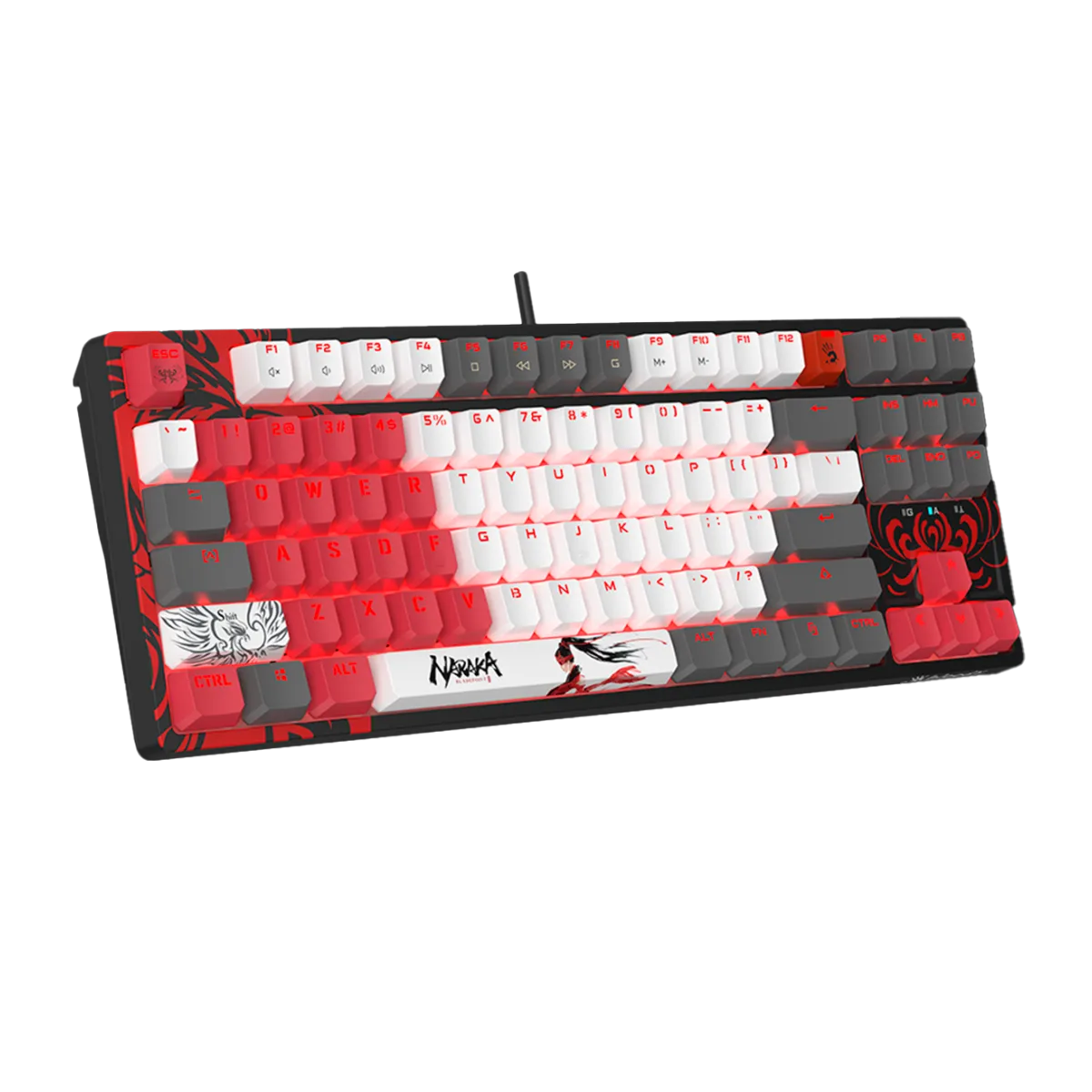 Клавиатура игровая проводная Bloody S87 Naraka RGB Gaming / Color
