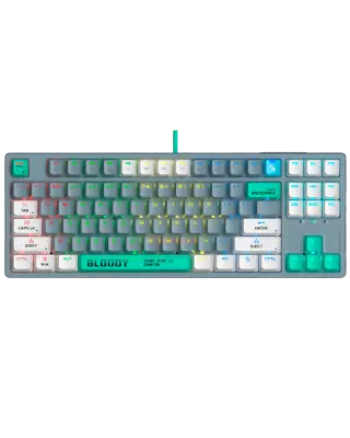 Клавиатура игровая проводная Bloody S87 Gaming / Energy Ash