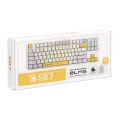 Клавиатура игровая проводная Bloody S87 Gaming / Energy White