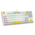 Клавиатура игровая проводная Bloody S87 Gaming / Energy White