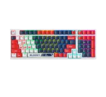 Клавиатура игровая проводная Bloody S98 Sport Navy Red Switch Gaming RGB / Color
