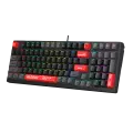 Клавиатура игровая проводная Bloody S98 Sports Red Gaming RGB / Red