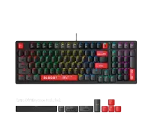 Клавиатура игровая проводная Bloody S98 Sports Red Gaming RGB / Red