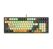 Клавиатура игровая проводная Bloody S98 Aviator Gaming / Khaki