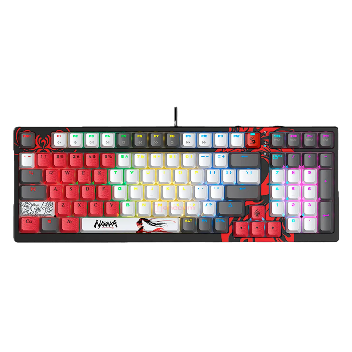 Клавиатура игровая проводная Bloody S98 Naraka Gaming / Grey