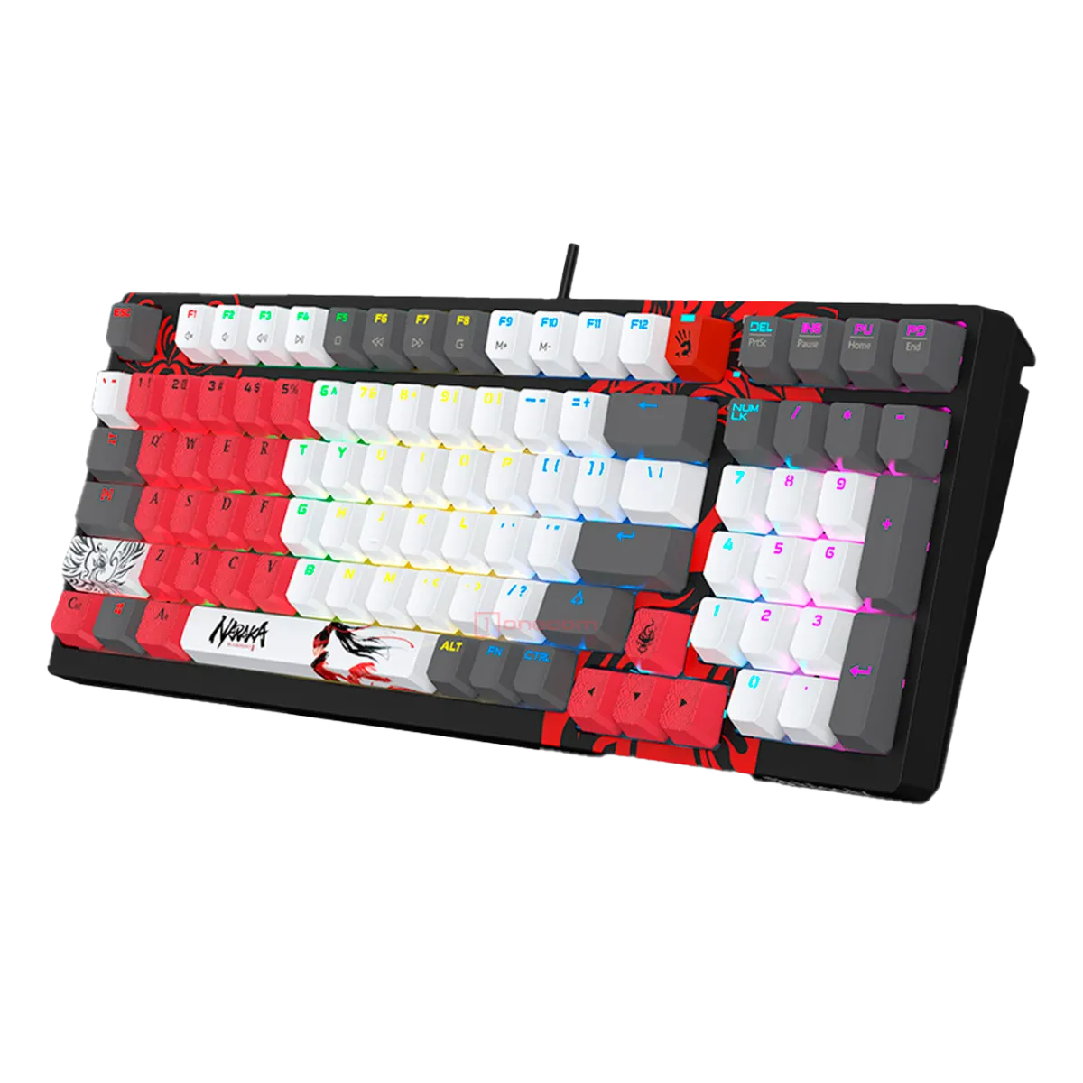 Клавиатура игровая проводная Bloody S98 Naraka Gaming / Grey