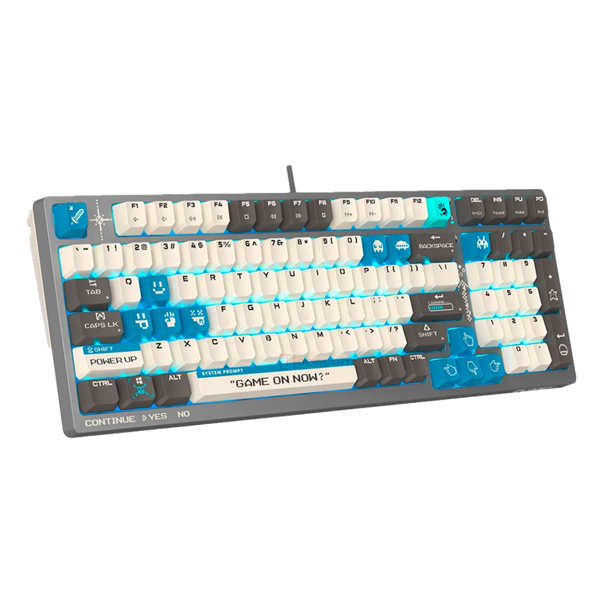 Клавиатура игровая проводная Bloody S98 Pixels Gaming Red+ Switch / Blue