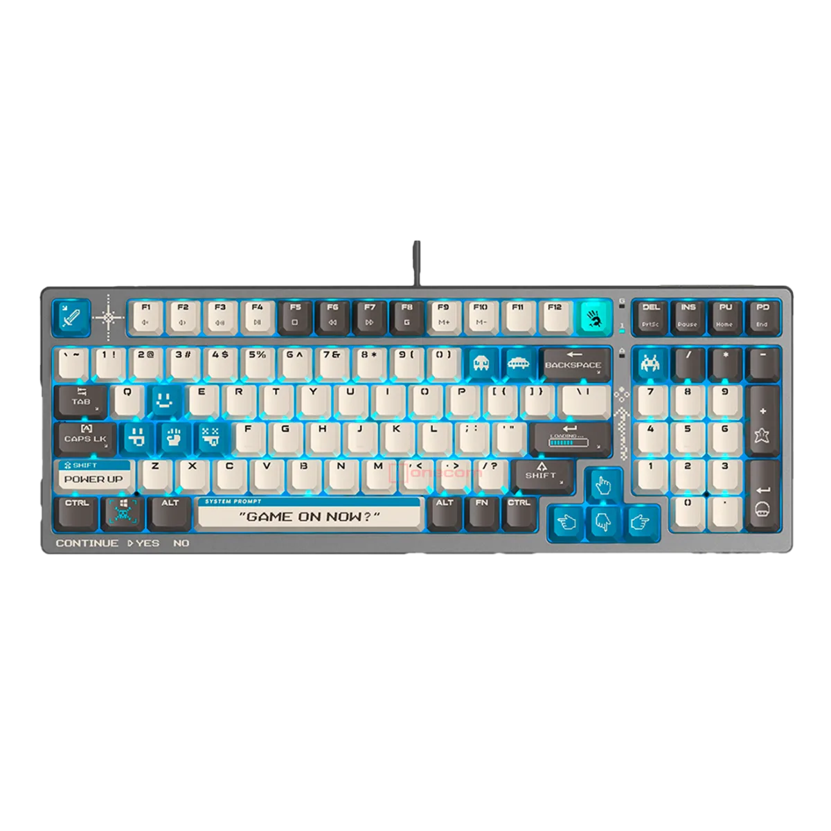Клавиатура игровая проводная Bloody S98 Pixels Gaming Red+ Switch / Blue