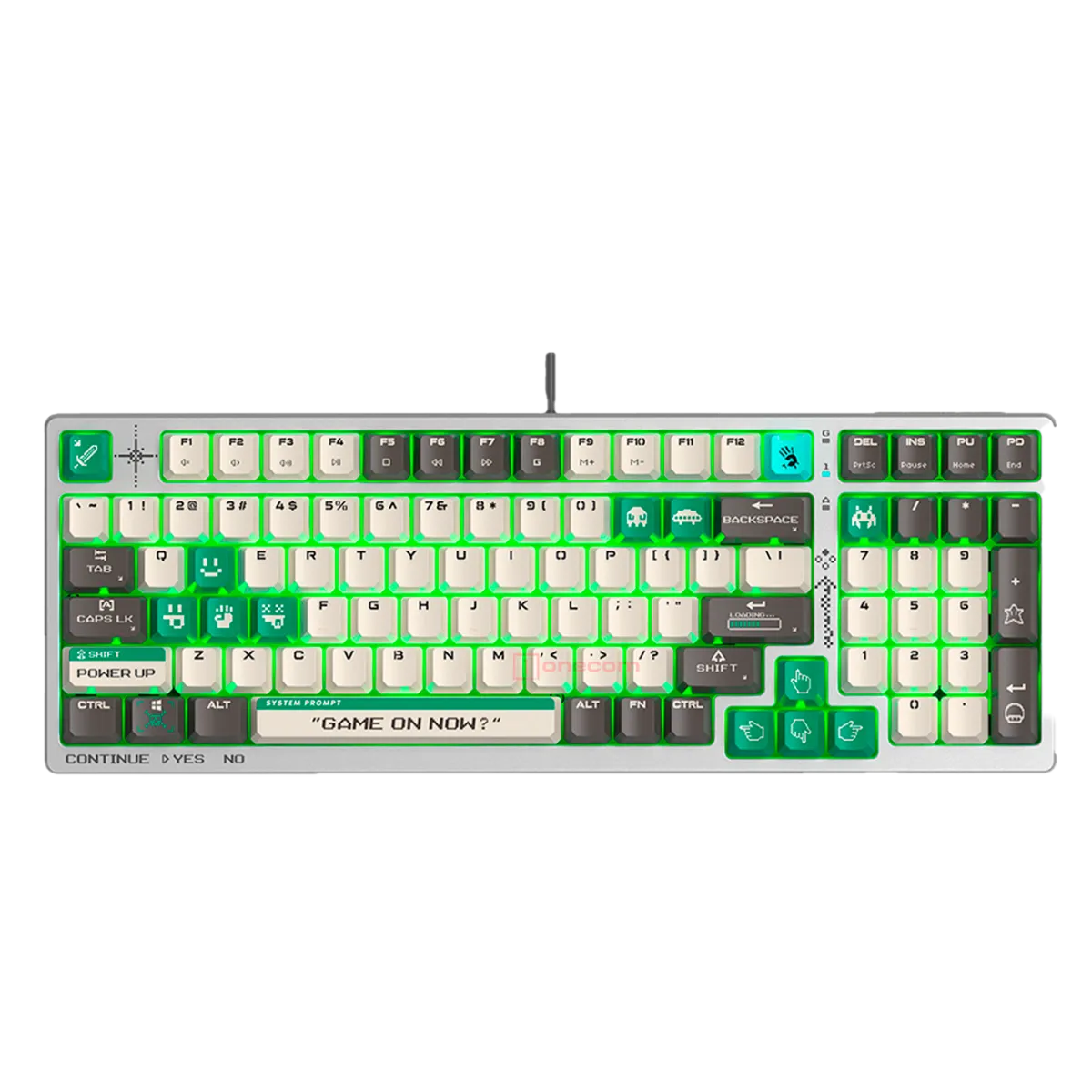 Клавиатура игровая проводная Bloody S98 Pixels Gaming Red+ Switch / Green