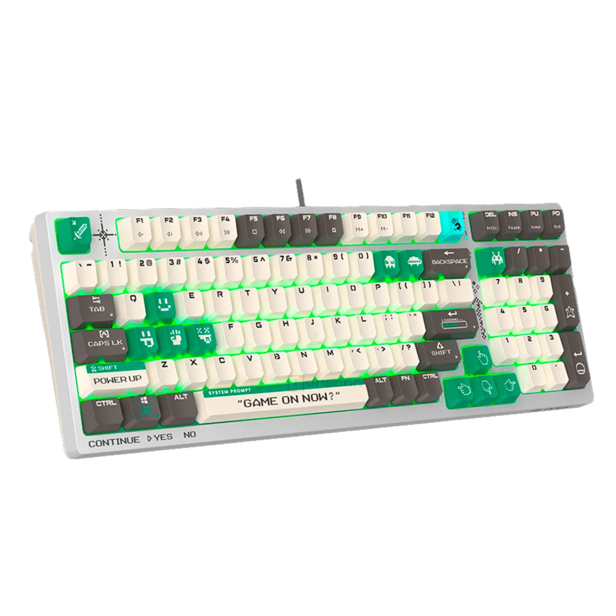 Клавиатура игровая проводная Bloody S98 Pixels Gaming Red+ Switch / Green