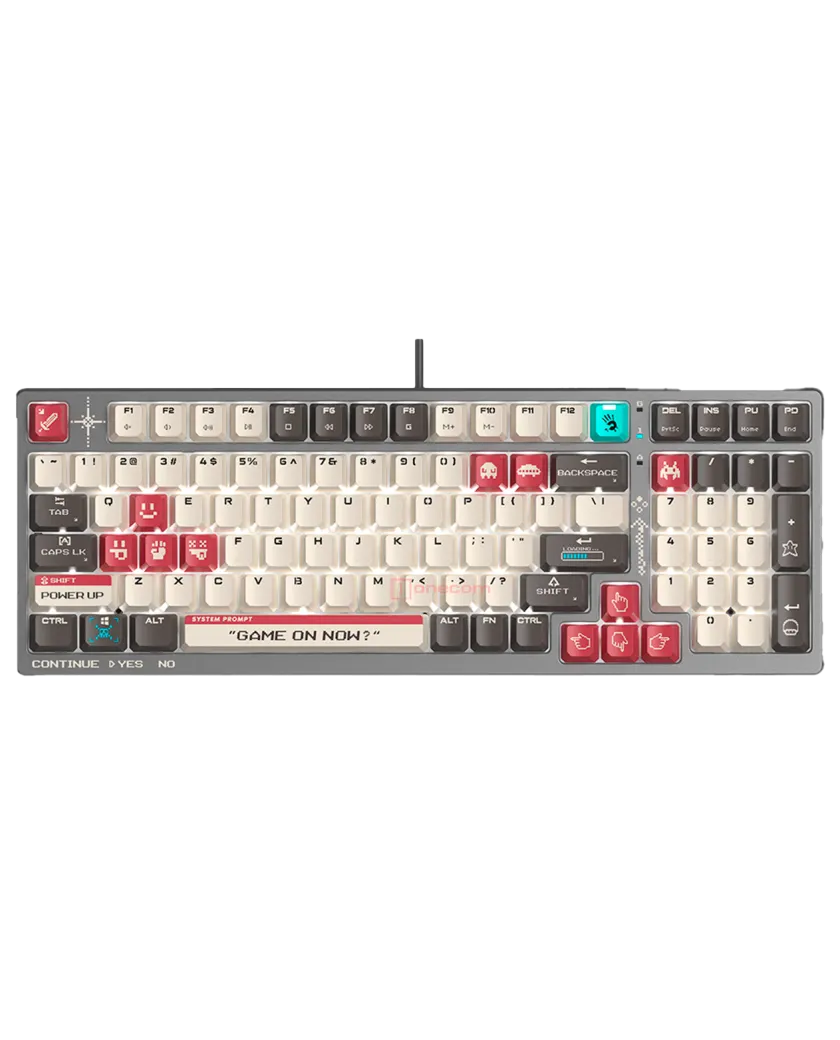 Клавиатура игровая проводная Bloody S98 Pixels Gaming Red+ Switch / Red